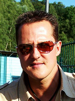 Michael Schumacher, um dos campeões mundiais de F1, sete titulos mundiais