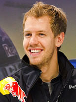Sebastian Vettel, um dos campeões mundiais de F1, por quatro vezes