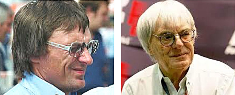 Bernie Ecclestone, antigo dirigente sócio da equipe Brabham e EX-dono e diretor comercial da Formula 1