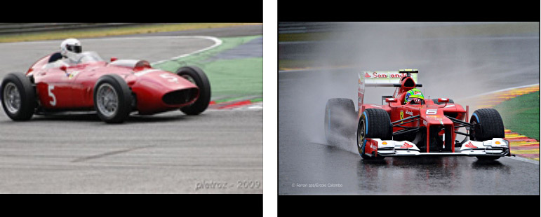 Ferrari F1, modelo de 1960 e de 2012