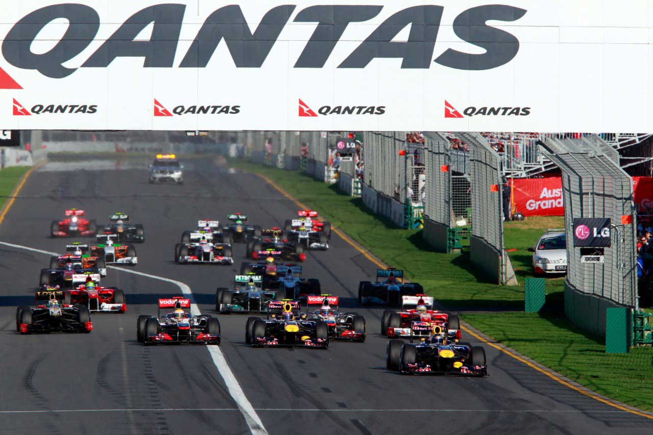 GP da Australia de Formula 1, Melbourne, em 2011 - Foto Reprodução