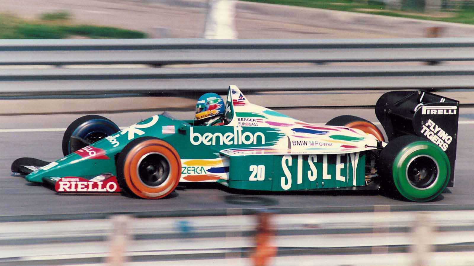 Benetton F1, Equipe histórica de Fórmula 1 de 1986 - by wikipedia