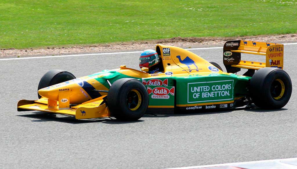 Benetton F1, equipe histórica da Fórmula 1 de 1993 - by wikipedia