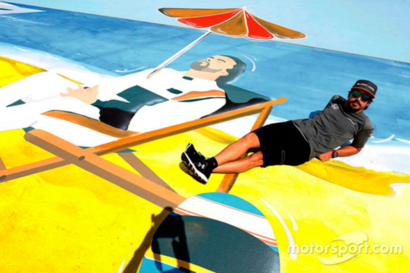 Fernando Alonso de férias - Foto Reprodução - by M