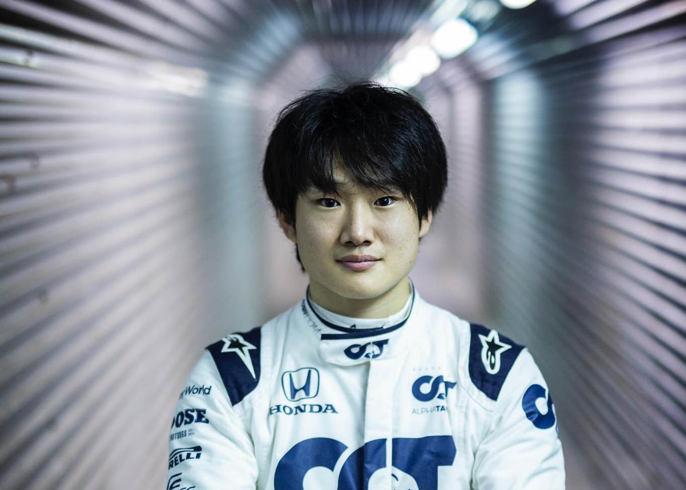 Yuki Tsunoda piloto da F1 em 2024. Foto By Yuki Tsunoda